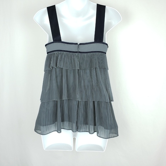 FCUK French Connection Angela Pleated Flapper Top - Picture 4 of 7